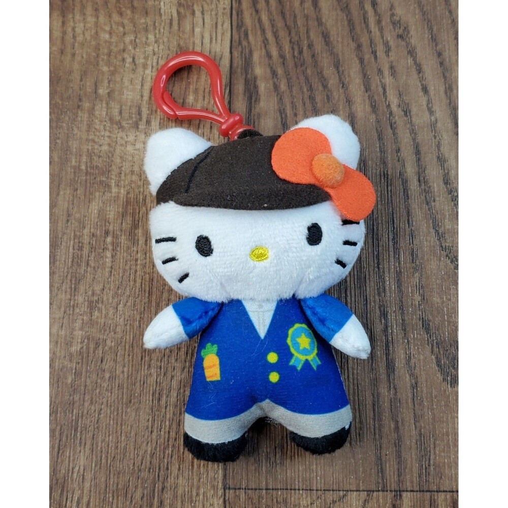 Hello Kitty Jockey Sanrio Keychain Clip Plush Danglers Dream Job Series